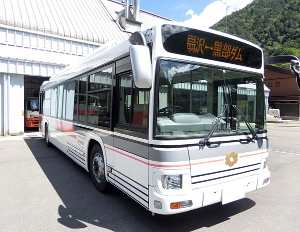関電トンネルで来年４月から運行を開始する電気バス