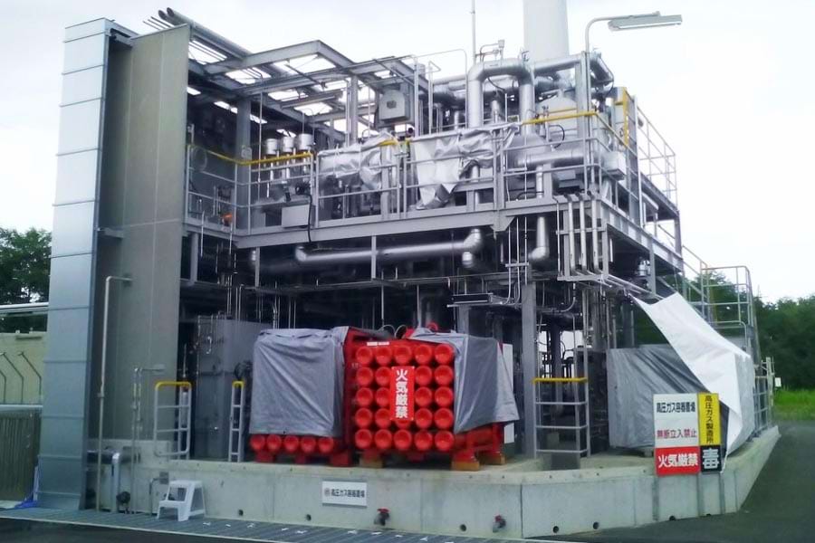 アンモニアの合成実証試験装置