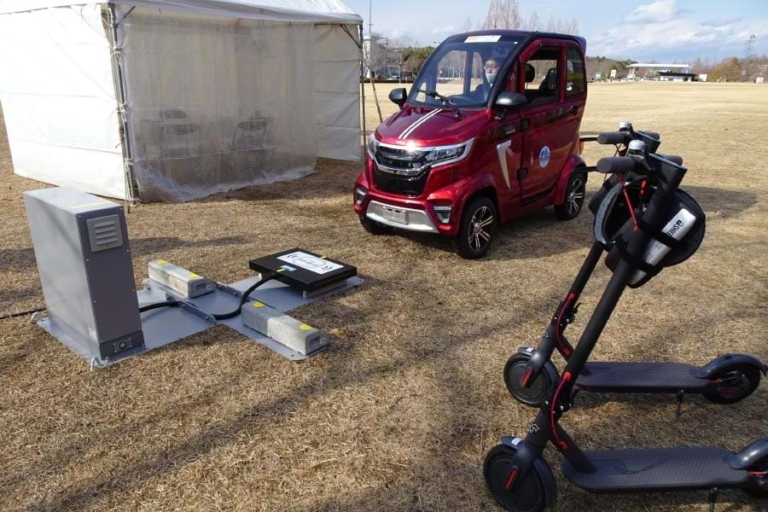 西播磨でＭａａＳの実証実験が始まった。電動車両を採用し自動走行や非接触充電などを検証｜電気新聞