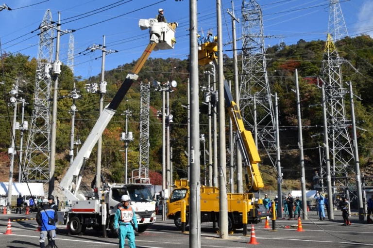 送配電１０社、広島市で共同訓練｜電気新聞